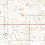 United States Geological Survey Cody Lake NW, NE (1986, 24000-Scale) digital map