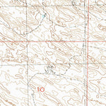 United States Geological Survey Cody Lake NW, NE (1986, 24000-Scale) digital map
