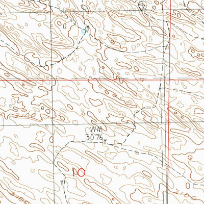 United States Geological Survey Cody Lake NW, NE (1986, 24000-Scale) digital map