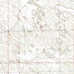 United States Geological Survey Cody Lake SW, NE (1986, 24000-Scale) digital map