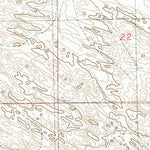 United States Geological Survey Cody Lake SW, NE (1986, 24000-Scale) digital map
