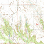 United States Geological Survey Cody SE, NE (1985, 24000-Scale) digital map