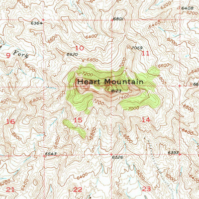 United States Geological Survey Cody, WY (1949, 62500-Scale) digital map