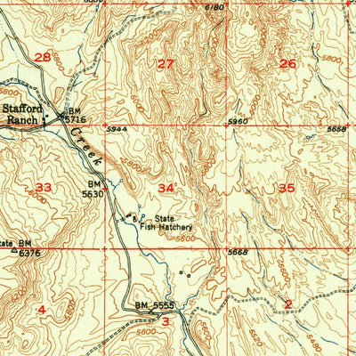 United States Geological Survey Cody, WY (1951, 62500-Scale) digital map