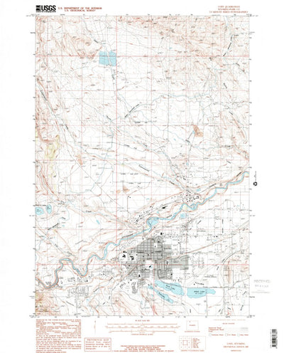 United States Geological Survey Cody, WY (1987, 24000-Scale) digital map