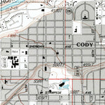 United States Geological Survey Cody, WY (1987, 24000-Scale) digital map