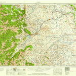 United States Geological Survey Cody, WY-MT (1958, 250000-Scale) digital map