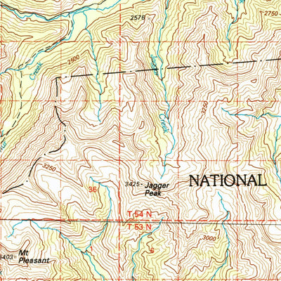 United States Geological Survey Cody, WY-MT (1980, 100000-Scale) digital map