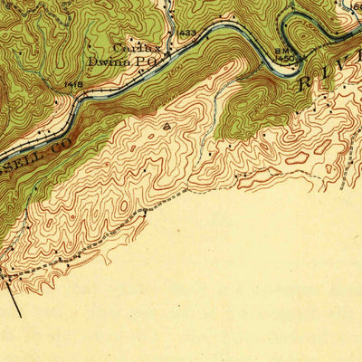 United States Geological Survey Coeburn, VA (1920, 62500-Scale) digital map