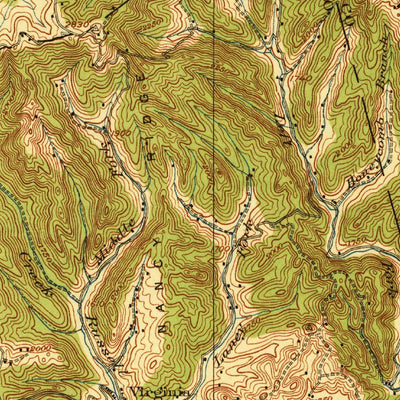 Coeburn, VA (1920, 62500-Scale) Map by United States Geological Survey ...