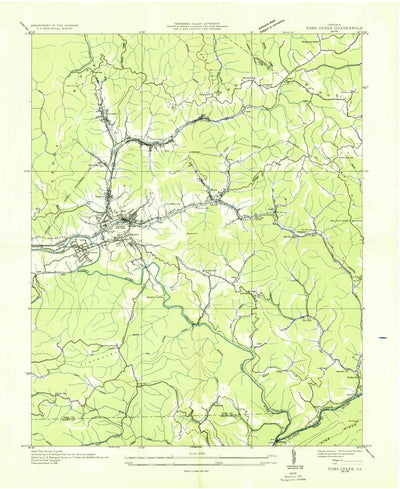 United States Geological Survey Coeburn, VA (1935, 24000-Scale) digital map