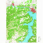 United States Geological Survey Coeur D'Alene, ID (1957, 62500-Scale) digital map