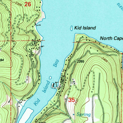 United States Geological Survey Coeur D'Alene, ID (1996, 24000-Scale) digital map