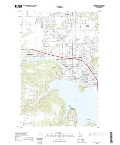 United States Geological Survey Coeur D'Alene, ID (2020, 24000-Scale) digital map