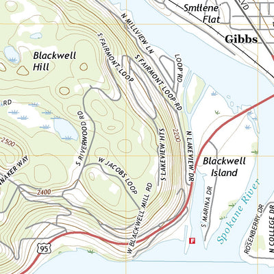 United States Geological Survey Coeur D'Alene, ID (2020, 24000-Scale) digital map