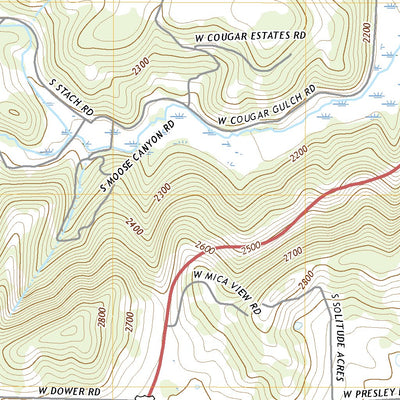United States Geological Survey Coeur D'Alene, ID (2020, 24000-Scale) digital map
