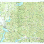 United States Geological Survey Coeur D'Alene, ID-MT (1987, 100000-Scale) digital map