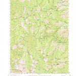 United States Geological Survey Coffee Creek, CA (1955, 62500-Scale) digital map
