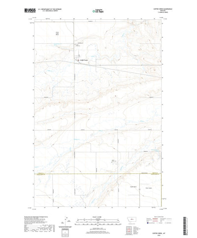 United States Geological Survey Coffee Creek, MT (2020, 24000-Scale) digital map