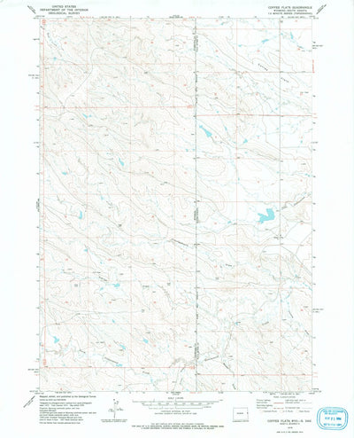 United States Geological Survey Coffee Flats, SD-WY (1978, 24000-Scale) digital map