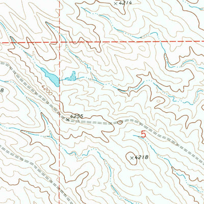 United States Geological Survey Coffee Flats, SD-WY (1978, 24000-Scale) digital map