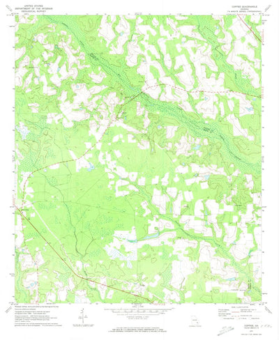 United States Geological Survey Coffee, GA (1971, 24000-Scale) digital map