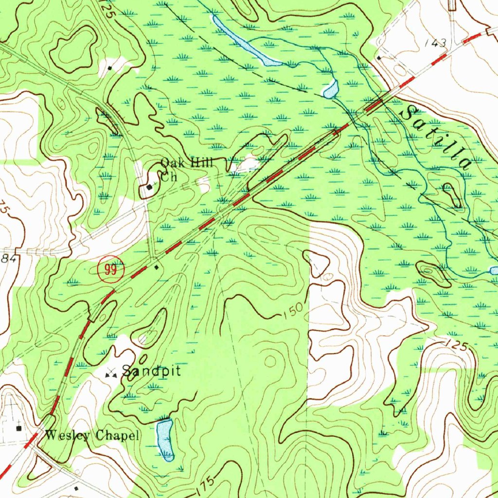 Coffee, GA (1971, 24000-Scale) Map by United States Geological Survey ...
