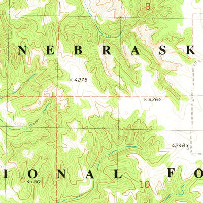United States Geological Survey Coffee Mill Butte, NE (1980, 24000-Scale) digital map