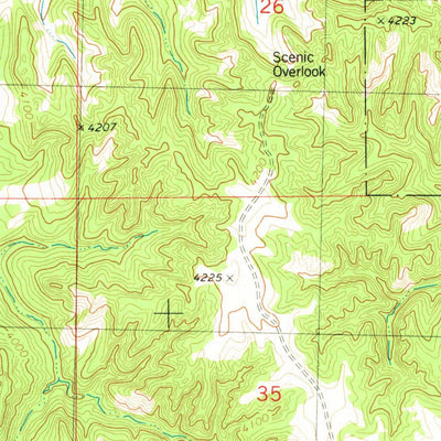 United States Geological Survey Coffee Mill Butte, NE (1980, 24000-Scale) digital map