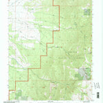 United States Geological Survey Coffee Peak, UT (2001, 24000-Scale) digital map