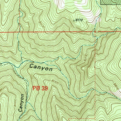 United States Geological Survey Coffee Peak, UT (2001, 24000-Scale) digital map