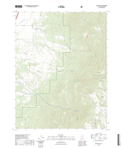 United States Geological Survey Coffee Peak, UT (2023, 24000-Scale) digital map
