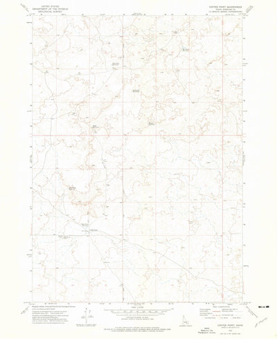 United States Geological Survey Coffee Point, ID (1973, 24000-Scale) digital map
