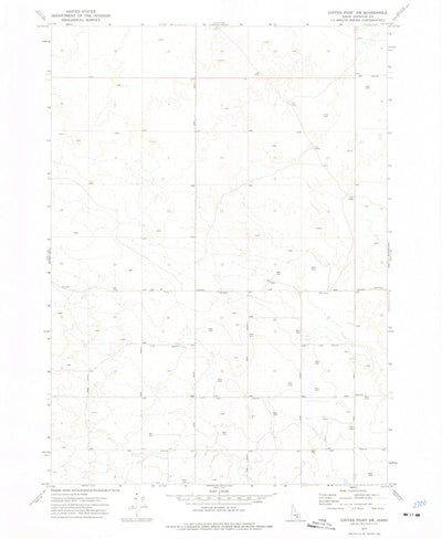 United States Geological Survey Coffee Point SW, ID (1973, 24000-Scale) digital map