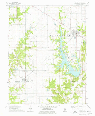 United States Geological Survey Coffeen, IL (1974, 24000-Scale) digital map