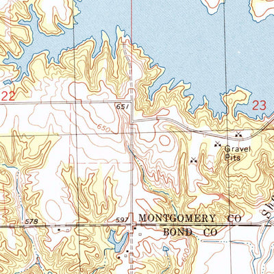United States Geological Survey Coffeen, IL (1998, 24000-Scale) digital map