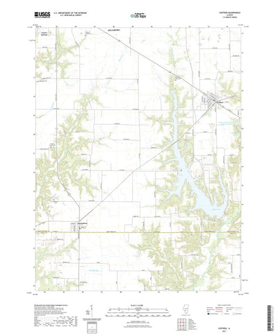 United States Geological Survey Coffeen, IL (2021, 24000-Scale) digital map