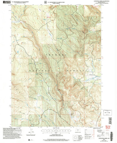 United States Geological Survey Coffeepot Creek, OR (2004, 24000-Scale) digital map