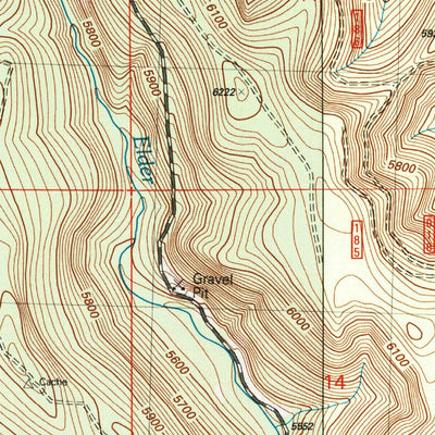 United States Geological Survey Coffeepot Creek, OR (2004, 24000-Scale) digital map