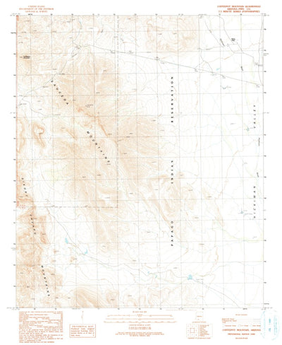 United States Geological Survey Coffeepot Mountain, AZ (1990, 24000-Scale) digital map