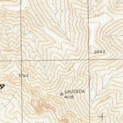 United States Geological Survey Coffeepot Mountain, AZ (1990, 24000-Scale) digital map
