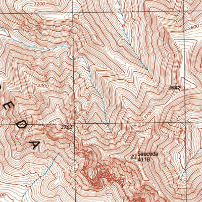 United States Geological Survey Coffeepot Mountain, AZ (1996, 24000-Scale) digital map