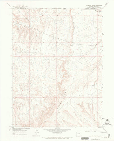 United States Geological Survey Coffeepot Spring, CO (1969, 24000-Scale) digital map
