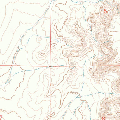 United States Geological Survey Coffeepot Spring, CO (1969, 24000-Scale) digital map