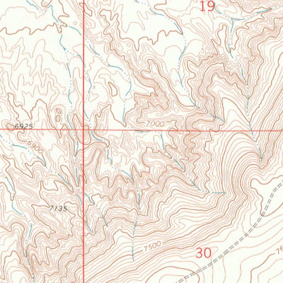 United States Geological Survey Coffeepot Spring, CO (1969, 24000-Scale) digital map