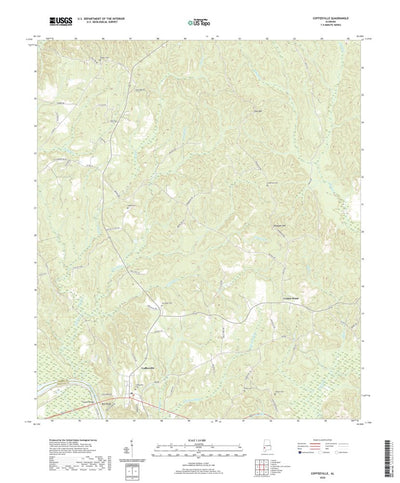 United States Geological Survey Coffeeville, AL (2020, 24000-Scale) digital map