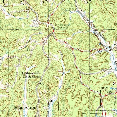 United States Geological Survey Coffeeville, MS (1955, 62500-Scale) digital map