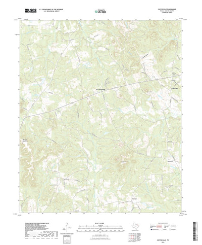 United States Geological Survey Coffeeville, TX (2022, 24000-Scale) digital map