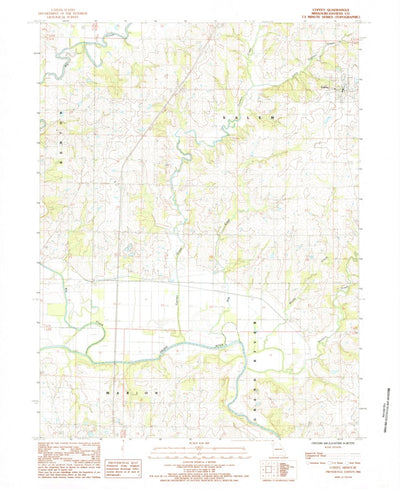 United States Geological Survey Coffey, MO (1984, 24000-Scale) digital map