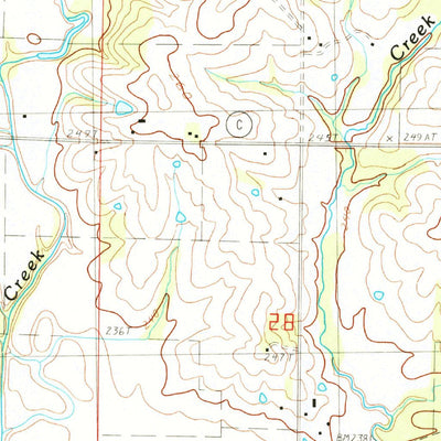 United States Geological Survey Coffey, MO (1984, 24000-Scale) digital map